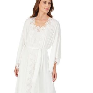 Eileen West Santorini Satin Wrap Robe